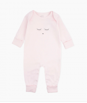 SLEEPING CUTIE COVERALL Pink/Grey